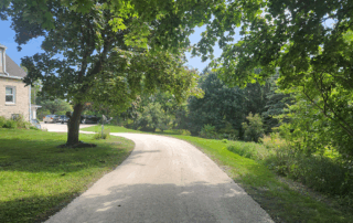 Ozaukee County gravel driveway grading