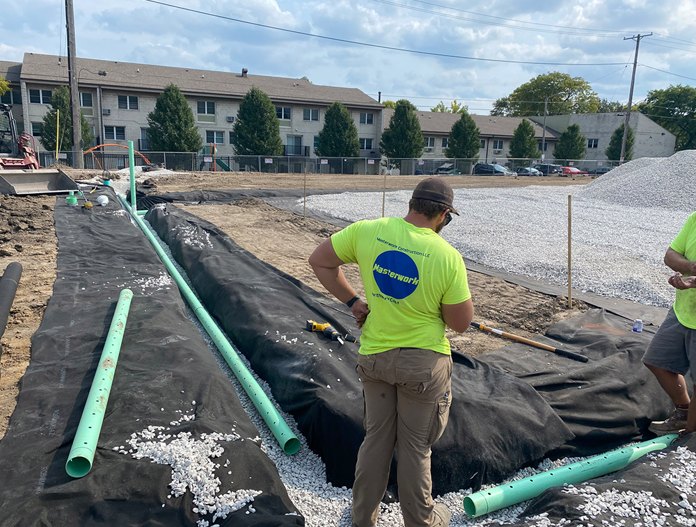 Catch basin installation Wisconsin